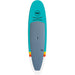 POP 10'6 Classico Turquoise/Yellow bungee system