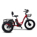 Apple Red Emojo Caddy Pro Electric Tricycle