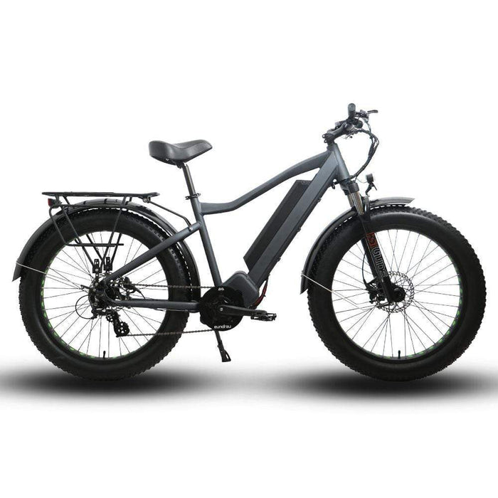 Gray Eunorau Fat-HD Fat Tire Electric Mountain Bike 
