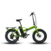Green Eunorau E-Fat-MN Step-Through Folding Fat Tire Electric Bike