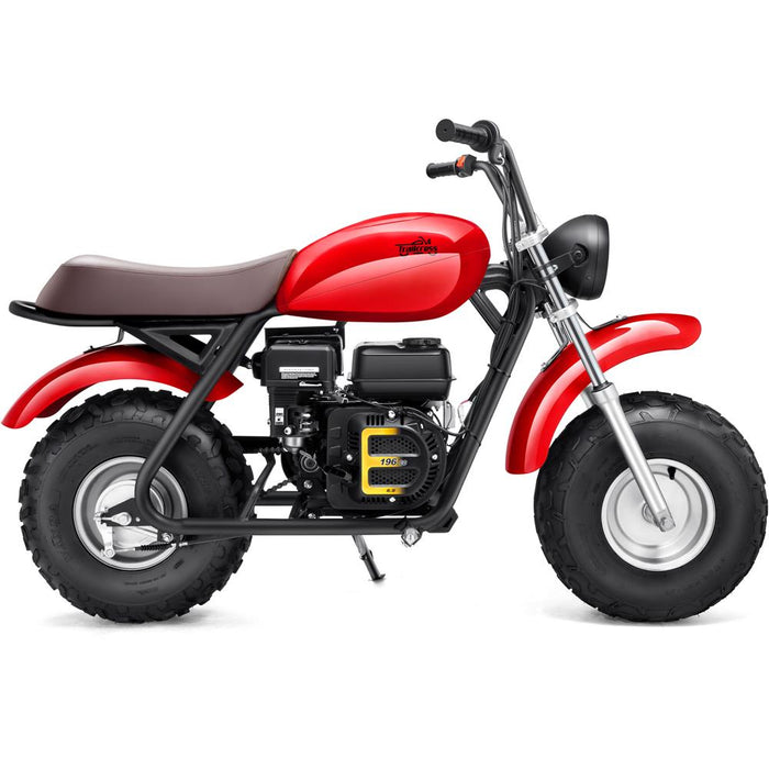 MotoTec 200cc 6.5HP  Trailcross Gas Powered Mini Bike Red