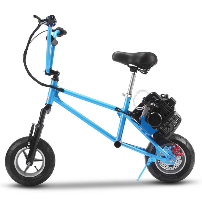 MotoTec 49cc Gas Mini Bike V2 Blue