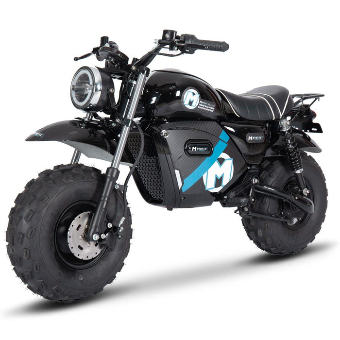 MotoTec 60v 1500w Electric Powered Mini Bike Lithium Black