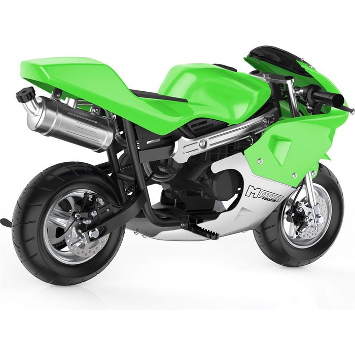 MotoTec Phantom Gas Pocket Bike 49cc 2-Stroke Green
