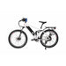 Metallic White X-Treme Rubicon Full-Suspension Electric Mountain Bike