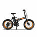 Black/Orange Emojo Lynx Pro Ultra Electric Bike