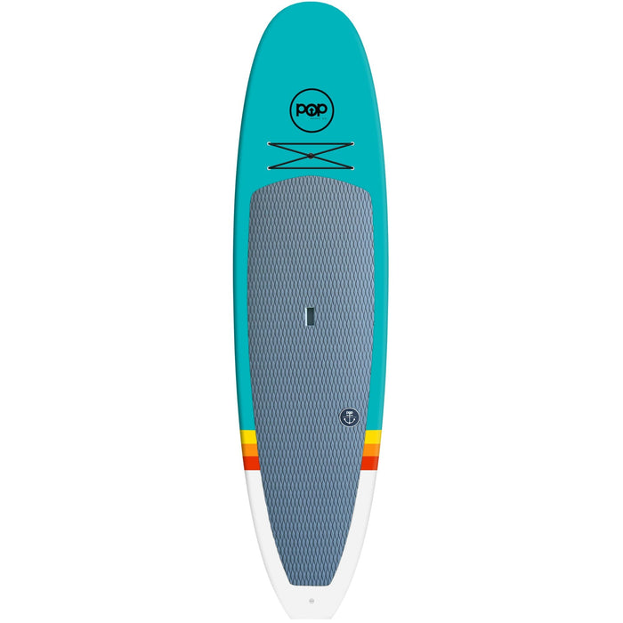 POP 10'6 Classico Turquoise/Yellow bungee system