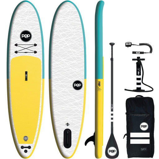 POP 11'0 Pop-Up Yellow/Turquoise Inflatable Paddleboard