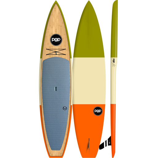 POP 12'0 Americana Orange/Cream/Green Rigid Paddleboard
