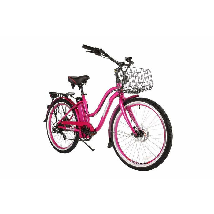 Pink X-Treme Malibu Elite Max 36V Step-Through Electric Bike
